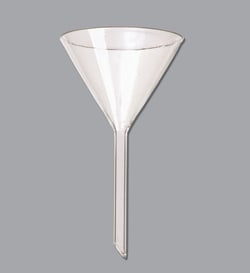 United Scientific Glass Funnels with Long Stem:Funnels:Filling Funnels